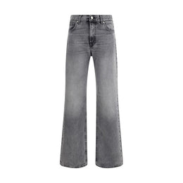 Haikure Black Cotton Straight-Leg Jeans