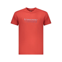Tommy Hilfiger Red Cotton Mens T-Shirt