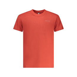 Tommy Hilfiger Red Cotton Men T-Shirt