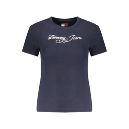 Tommy Hilfiger Blue Cotton Women's T-Shirt