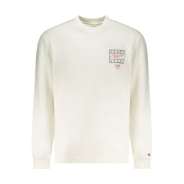 Tommy Hilfiger White Cotton Men's Sweatshirt
