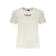 Tommy Hilfiger White Cotton Women T-Shirt