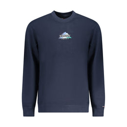 Tommy Hilfiger Blue Cotton Men Sweatshirt