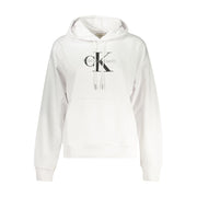 Calvin Klein White Cotton Sweatshirt
