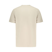 Hugo Boss Beige Cotton Men T-Shirt
