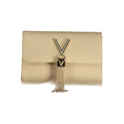 Mario Valentino Beige Polyurethane Women Shoulder Bag
