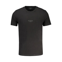 Guess Jeans Nero Cotton Men T-Shirt