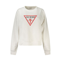 Guess Jeans Bianco Cotton Women Sweatshirt