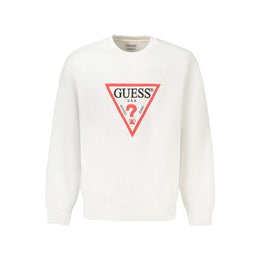 Guess Jeans White Cotton Men's Sweater