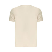 Hugo Boss Beige Cotton Mens T-Shirt