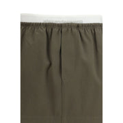 Alexander Wang Bicolor Cotton Mini Skirt