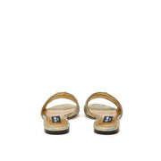 Dolce & Gabbana Blue Polyester Slippers