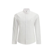 Burberry White Cotton Dress Shirt