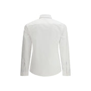 Burberry White Cotton Dress Shirt