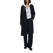 Desigual Black Polyester Coat