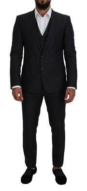 Dolce & Gabbana Gray Wool Clothing
