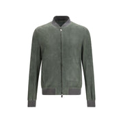 Salvatore Santoro Bicolor Calf Leather Bos Taurus Bomber