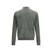 Salvatore Santoro Bicolor Calf Leather Bos Taurus Bomber