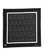 Dolce & Gabbana Black And White Cotton Foulard