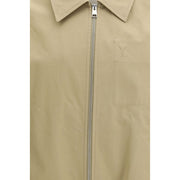 Ami Paris Beige Cotton Coat