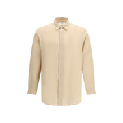 Lardini Beige Tencel Dress Shirt