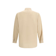 Lardini Beige Tencel Dress Shirt