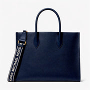 Michael Kors Blue Fur Shoulder Bag