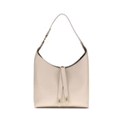 Chloé Beige Calf Leather Bos Taurus Shoulder Bag