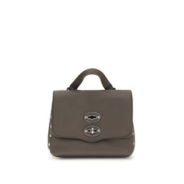Zanellato Brown Calf Leather Bos Taurus Handbag