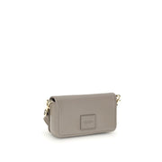 Marc Jacobs Gray Calf Leather Bos Taurus Shoulder Bag