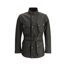 Belstaff Bicolor Cotton Rain Coat