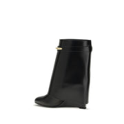 Givenchy Black Calf Leather Bos Taurus Ankle Boots