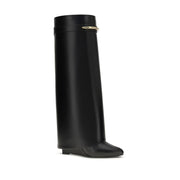 Givenchy Black Calf Leather Bos Taurus Boots