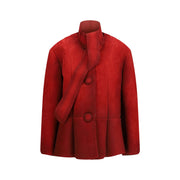 Prada Multicolor Lamb Ovis Aries Aries Coat