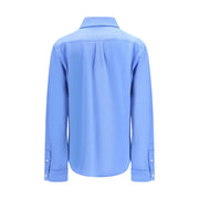 Miu Miu Blue Cotton Dress Shirt