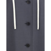 Miu Miu Gray Mohair Coat