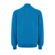 Gran Sasso Blue Wool Turtleneck