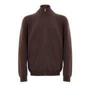 Gran Sasso Brown Wool Cardigan