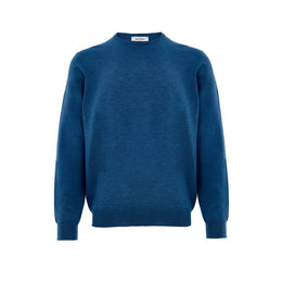 Gran Sasso Blue Wool Sweatshirt