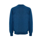 Gran Sasso Blue Wool Sweatshirt