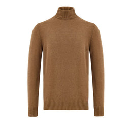 Gran Sasso Brown Wool Turtleneck