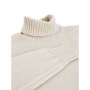 Gran Sasso Beige Wool Turtleneck