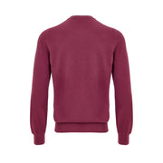 Gran Sasso Purple Cotton Sweatshirt