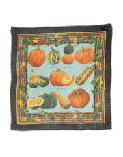 Dolce & Gabbana Multicolor Pumpkin Cashmere Stole 137cm x 133cm  Scarf