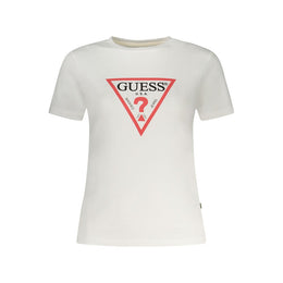 Guess Jeans White Organic Cotton Women T-Shirt