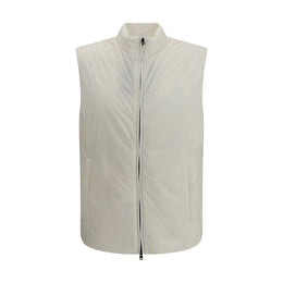 Herno Beige Polyamide Sleveless Jacket