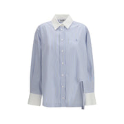 The Attico Blue Cotton Pattern Shirt