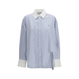 The Attico Blue Cotton Pattern Shirt