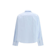 Ami Paris Blue Cotton Dress Shirt