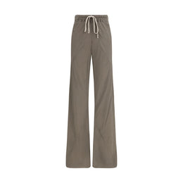 Rick Owens Brown Silk Flared Pants